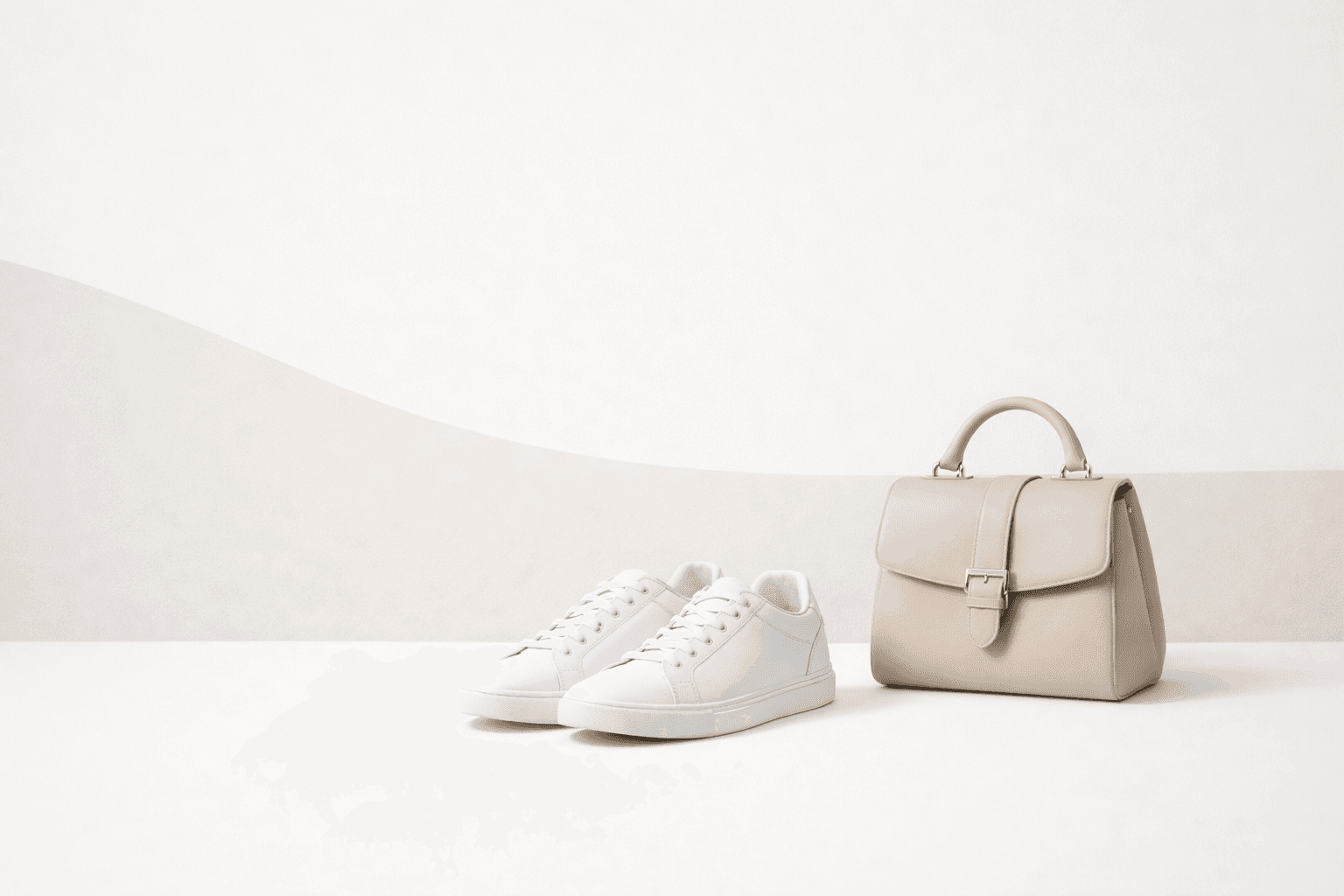 Minimalist shoes on display
